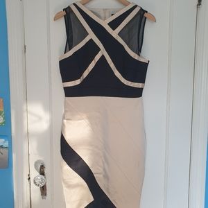 Jax Créme Formal Knee-Length Dress